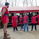 Kids in a Gladiator Training with Rome for kids