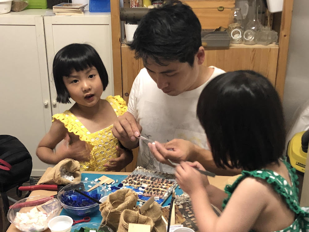 Mosaic workshop in Rome for kids booked with Rome for kids