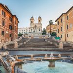 Spanish Steps, one of the Roman Square of the tour with Rome 4 kids
