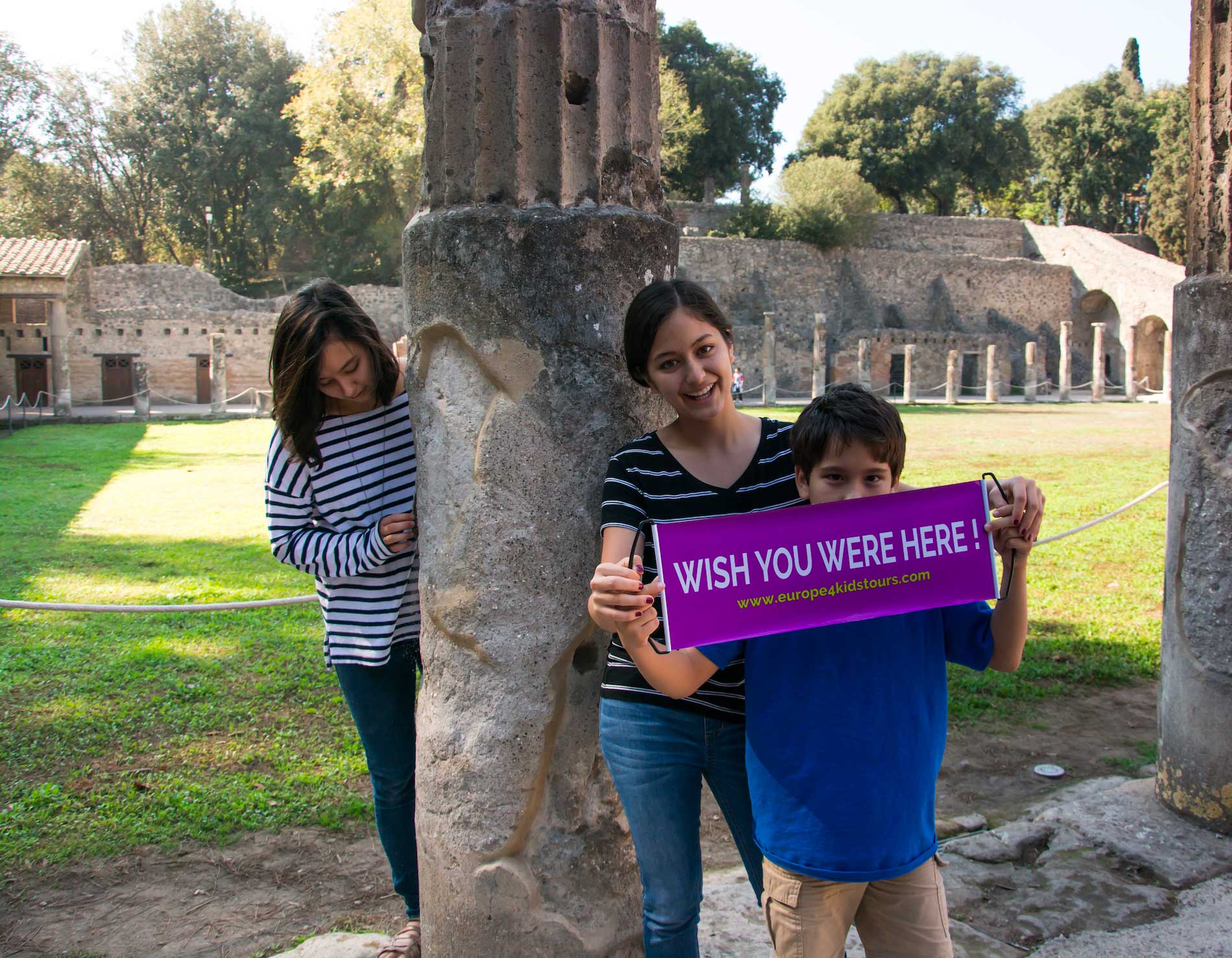 Immediate confirmation and free cancellation. POMPEII DAY TRIP Rome Tours for Kids