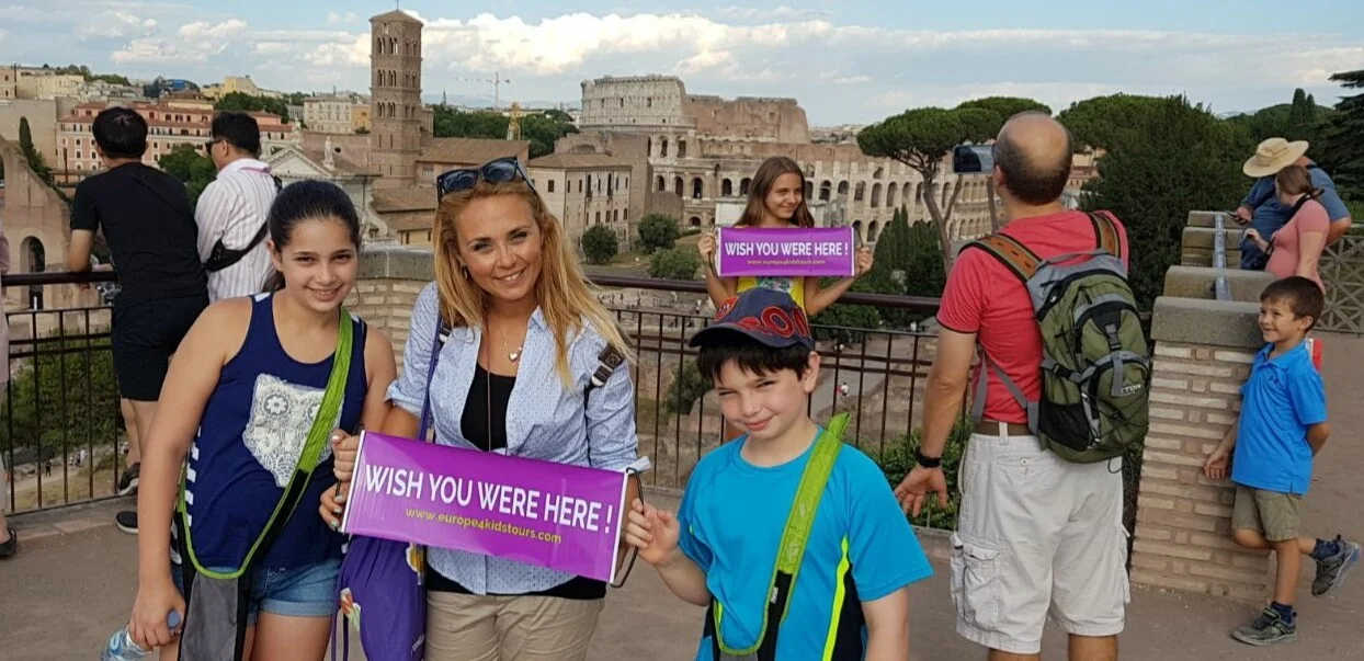 Visit Roman forum with kids