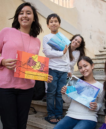 Paining tours in Rome for kids