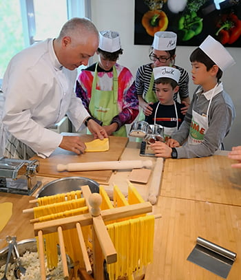 Pasta Making Class for kids in Rome