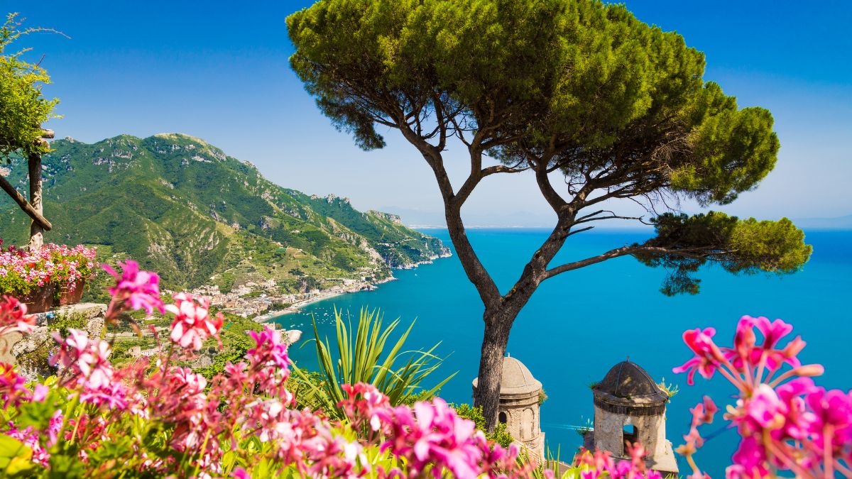 Ravello city on Amalfi Coast