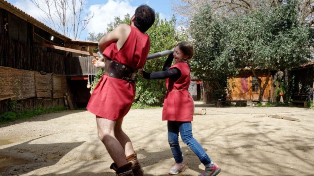 Gladiator school in Rome